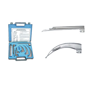 Macintosh &amp; Miller Laryngoscope Combo Set - English Profile Style