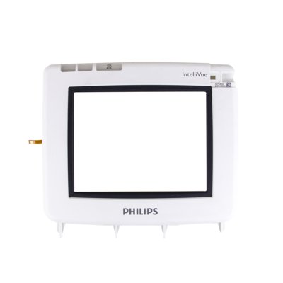 Philips IntelliVue MP5 Patient Monitor Touch Glass Panel 4 Wire &amp; Bezel Assembly