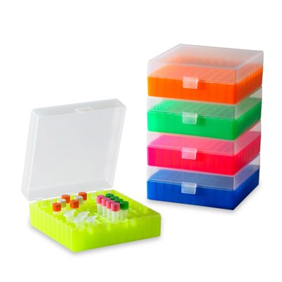 100 Place Polypropylene Microtube Boxes