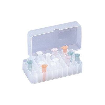 Labnet International 50 Place Polypropylene Box with Telescoping Lid