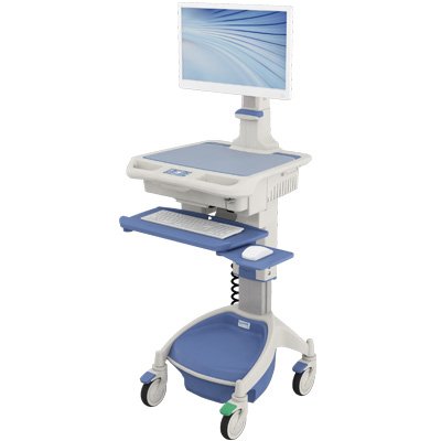 Penlon AccessPoint™ Single Monitor Workstation on Wheels