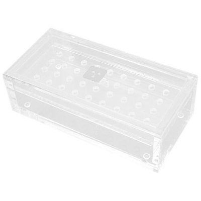 Dynalon Products Acrylic Sample Box/Rack For Microcentrifuge Tubes
