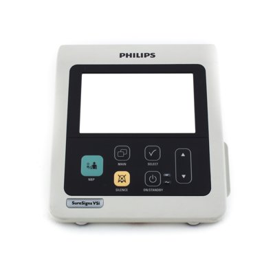 Philips SureSigns VSi Patient Monitor Front Panel Screen Bezel Buttons &amp; Overlay