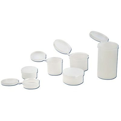 Polyethylene Resin Hinged Lid Lab Storage and Specimen Container