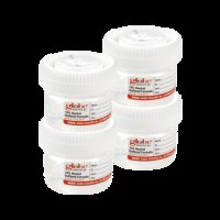 Pre-Filled Click Close Containers with Hazard Labels