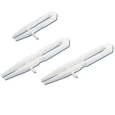 Dynalon Products PTFE Square/Sharp Tweezer Forceps, 100 - 200mm