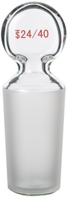 24/40 PennyHead Glass Hollow Stopper