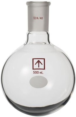 Across International 24/40 Round Bottom Receiving Flasks