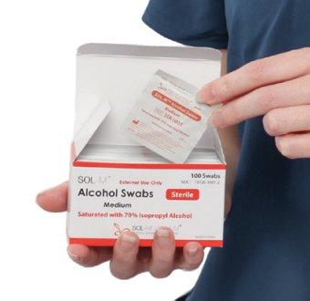 Sol-Millennium Alcohol Swab Prep Pads