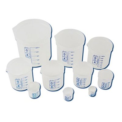 Azlon Polypropylene Beakers, Square Ratio, PP/PMP