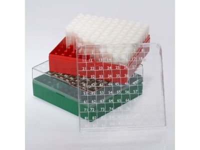 Globe Scientific BioBOX Storage Boxes with Transparent Lids