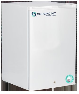 Corepoint Scientific General Purpose Undercounter Refrigerator, Freestanding, Solid Door