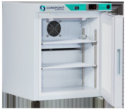 Corepoint Scientific Corepoint Scientific White Diamond Series Freestanding Countertop And Undercounter Refrigerators