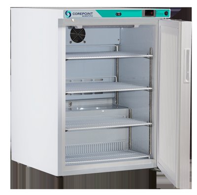 Corepoint Scientific Corepoint Scientific White Diamond Series Freestanding Countertop And Undercounter Refrigerators