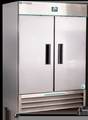 Corepoint Scientific Corepoint Scientific White Diamond Series Laboratory and Medical Stainless Steel Refrigerators