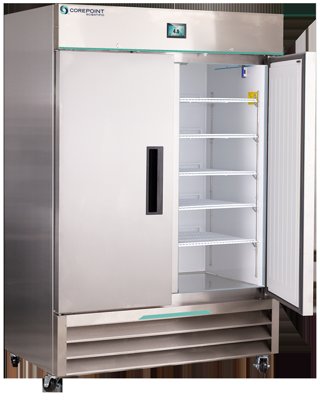 Corepoint Scientific Corepoint Scientific White Diamond Series Laboratory and Medical Stainless Steel Refrigerators