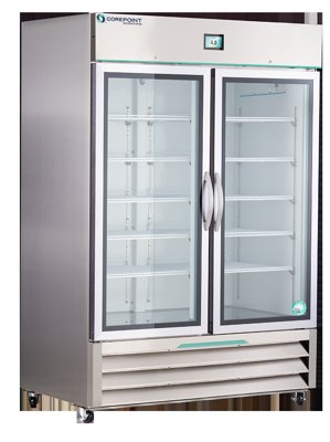 Corepoint Scientific Corepoint Scientific White Diamond Series Laboratory and Medical Stainless Steel Refrigerators