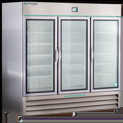 Corepoint Scientific Corepoint Scientific White Diamond Series Laboratory and Medical Stainless Steel Refrigerators
