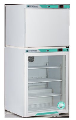 Corepoint Scientific White Diamond Series Refrigerators & Freezers Combination