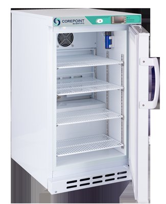 Corepoint Scientific Corepoint Scientific White Diamond Series Undercounter Refrigerators, Built in