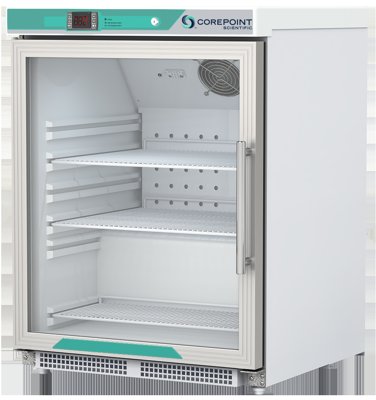 Corepoint Scientific Corepoint Scientific White Diamond Series Undercounter Refrigerators, Built in