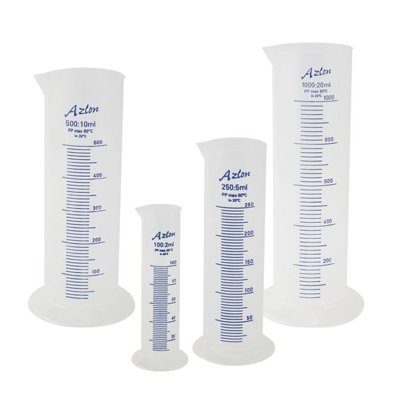 Dynalon Products Cylinders, Squat Form, Polypropylene