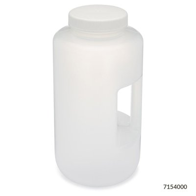 Globe Scientific Diamond® RealSeal™ Large Format Wide Mouth PP Bottles