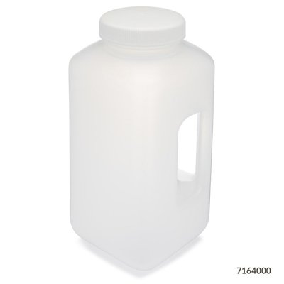 Globe Scientific Diamond® RealSeal™ Large Format Wide Mouth PP Bottles