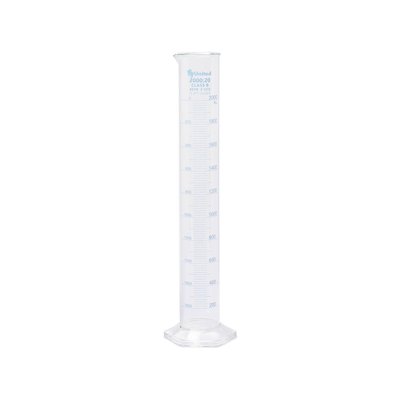 United Scientific Double-Scale Borosilicate Graduated Cylinders