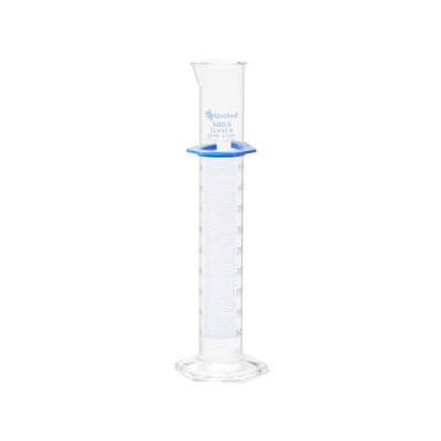 United Scientific Double-Scale Borosilicate Graduated Cylinders