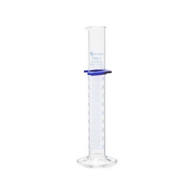 United Scientific Double-Scale Borosilicate Graduated Cylinders