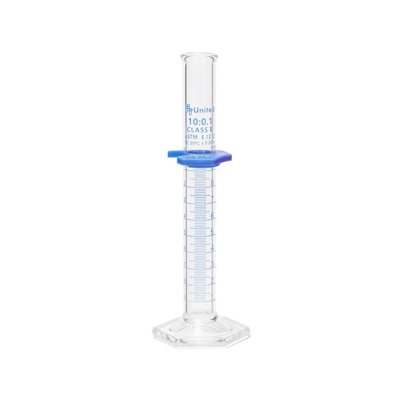 United Scientific Double-Scale Borosilicate Graduated Cylinders
