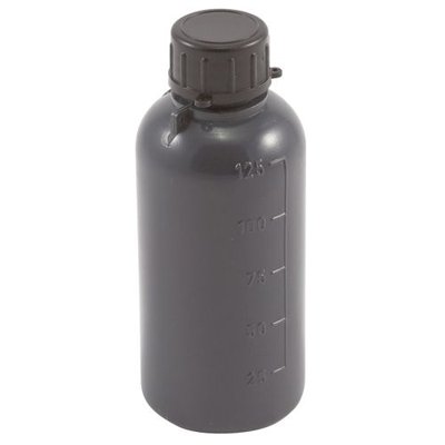 Dynalon Products Grey Narrow Mouth Graduated LDPE Bottle with Neck Insert