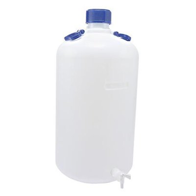 Dynalon Products HDPE Carboys with Spigots, Heavy Walled, Narrow Mouths