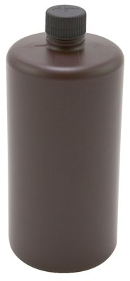 Dynalon Products HDPE Narrow Mouth Amber Bottles