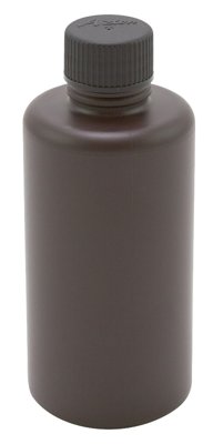 HDPE Narrow Mouth Amber Bottles