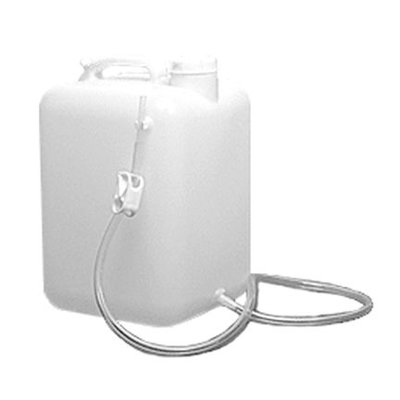 HDPE Square Carboy with Tubing and Clamp
