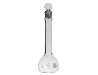 KIMBLE® Volumetric Flasks with Pennyhead Glass Stopper, Class A