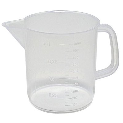 Dynalon Products Low Form Polypropylene Beaker with Handle, 500mL - 5000mL