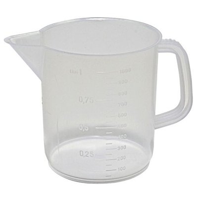 Dynalon Products Low Form Polypropylene Beaker with Handle, 500mL - 5000mL