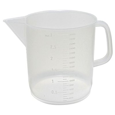 Dynalon Products Low Form Polypropylene Beaker with Handle, 500mL - 5000mL