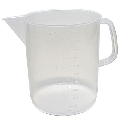 Dynalon Products Low Form Polypropylene Beaker with Handle, 500mL - 5000mL