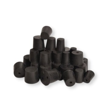 Natural Rubber Stoppers, #000 - #11
