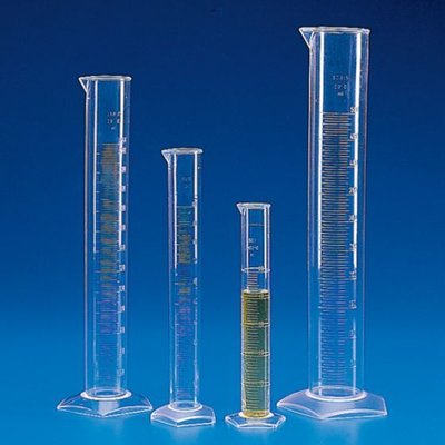 Polymethylpentene Molded Graduated Cylinders, 10-2000mL