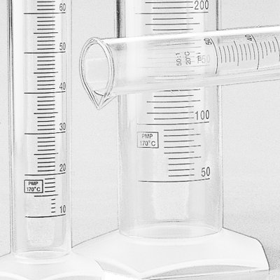 Polymethylpentene Printed Graduated Cylinders, 10-2000mL