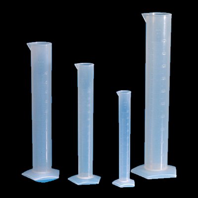 Polypropylene Molded Graduated Cylinders, 10-2000mL