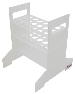 Dynalon Products Polypropylene Tall Hydrometer 18 Place Storage Rack