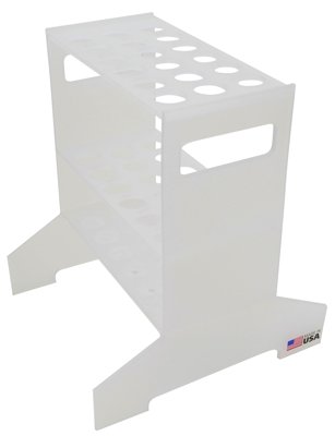 Polypropylene Tall Hydrometer 18 Place Storage Rack