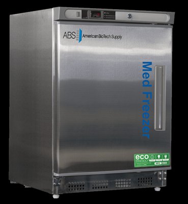 American Biotech Supply Premier Built-In Undercounter Stainless Steel Vaccine Freezers