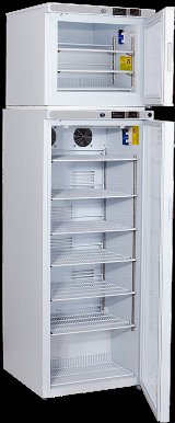 American Biotech Supply Premier Pharmacy Dual Temp Solid Door Refrigerator/Freezer Combination
